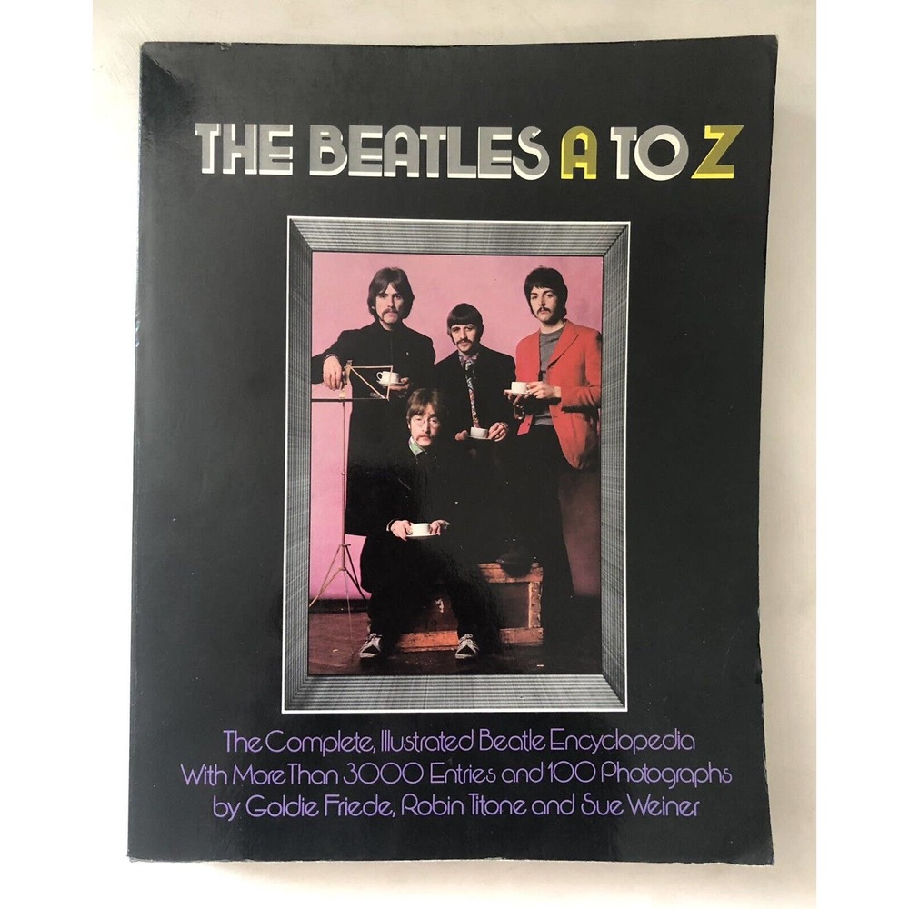Vintage 1980 Beatles A to Z First Edition Music Encyclopedia Photos Albums Tours